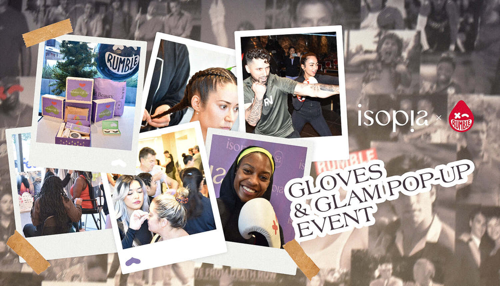 Isopia x Rumble Boxing:  GLOVES & GLAM Pop-Up Event