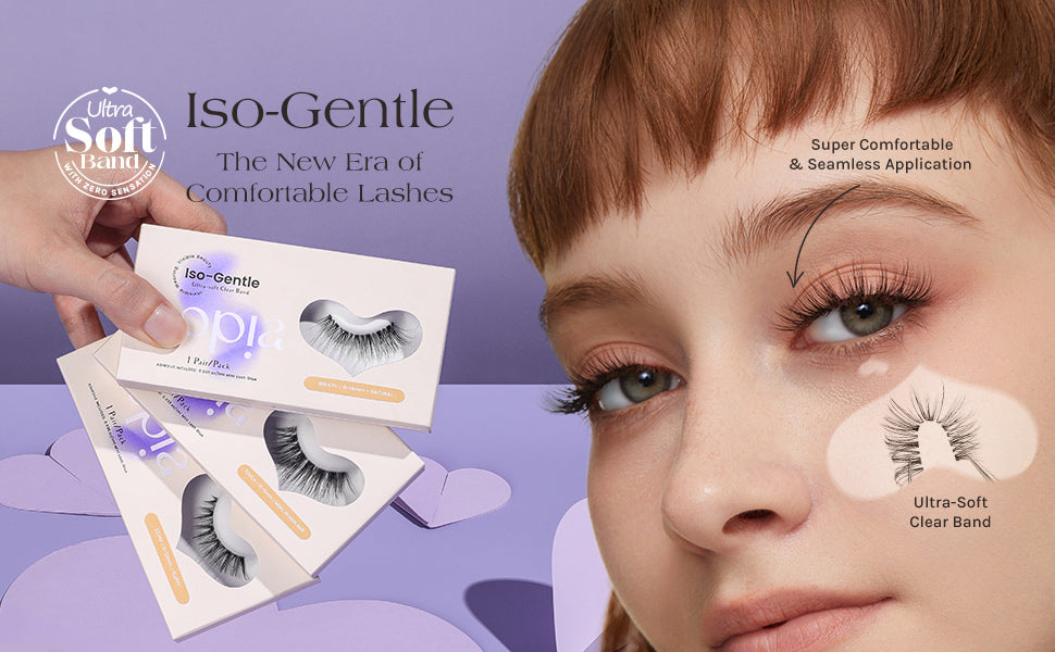 How to apply soft stem false eyelashes easily