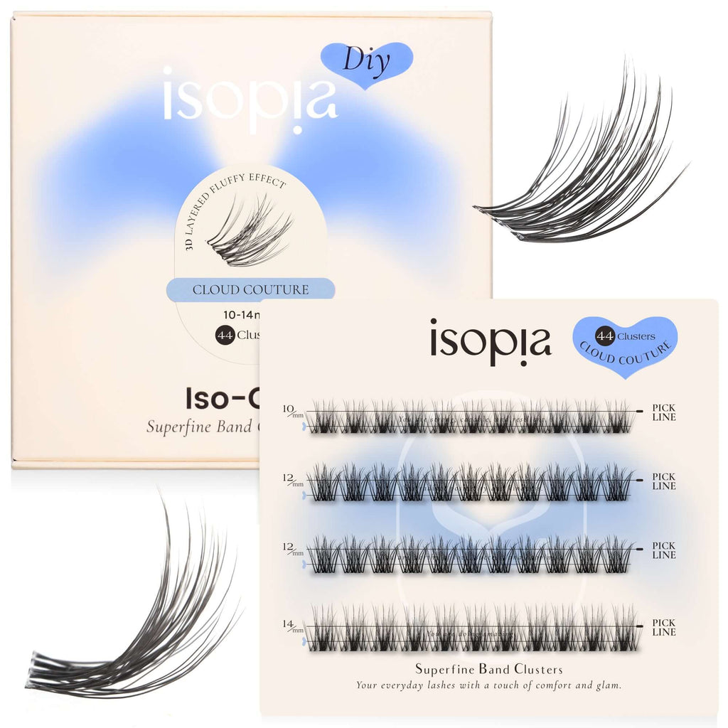 Natural Wispy Cluster Lashes | Isopia CLOUD COUTURE Lashes