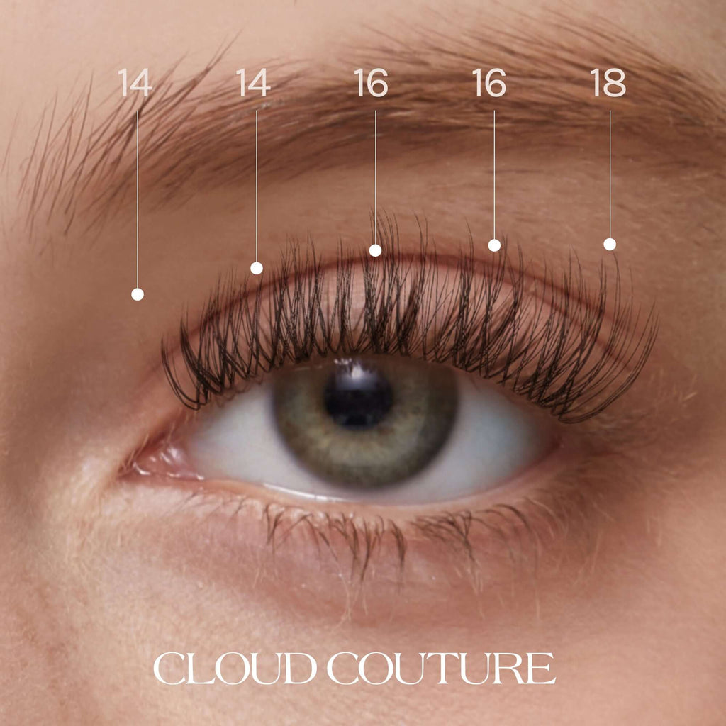Natural Wispy Cluster Lashes Set | Isopia CLOUD COUTURE Lashes & Applicator