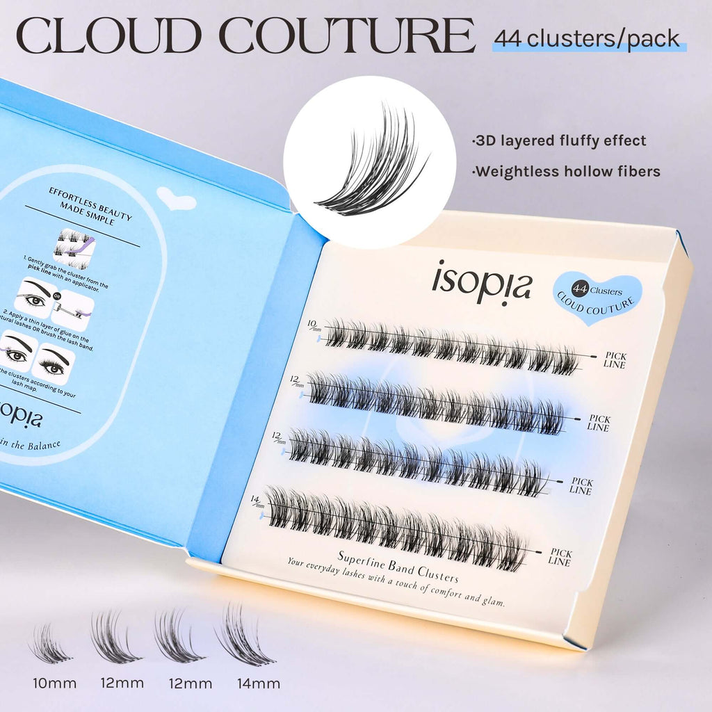 ISO-CHIC DIY Cluster Lashes Set | Lashes & Glue