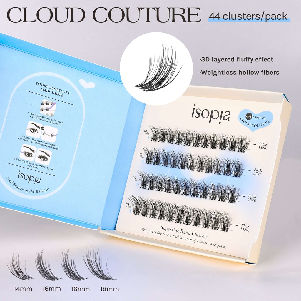 ISO-CHIC DIY Cluster Lashes Set | Lashes & Glue