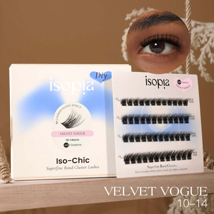 ISO-CHIC DIY Cluster Lashes Set | Lashes & Glue