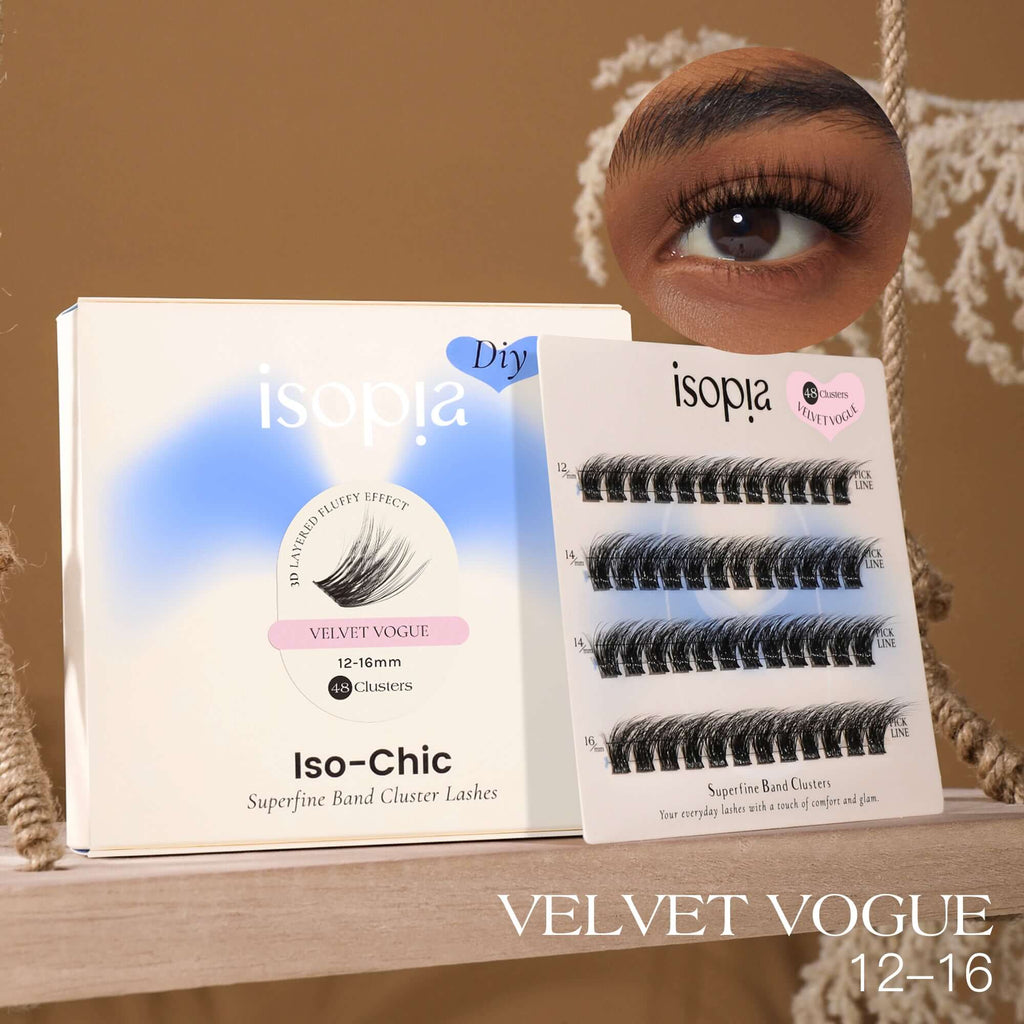 ISO-CHIC DIY Cluster Lashes Set | Lashes & Glue