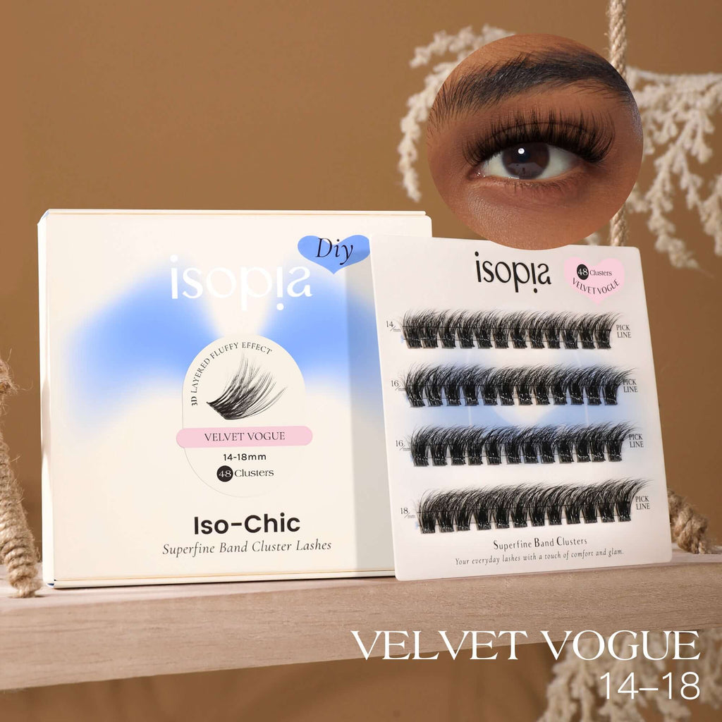 ISO-CHIC DIY Cluster Lashes Set | Lashes & Glue