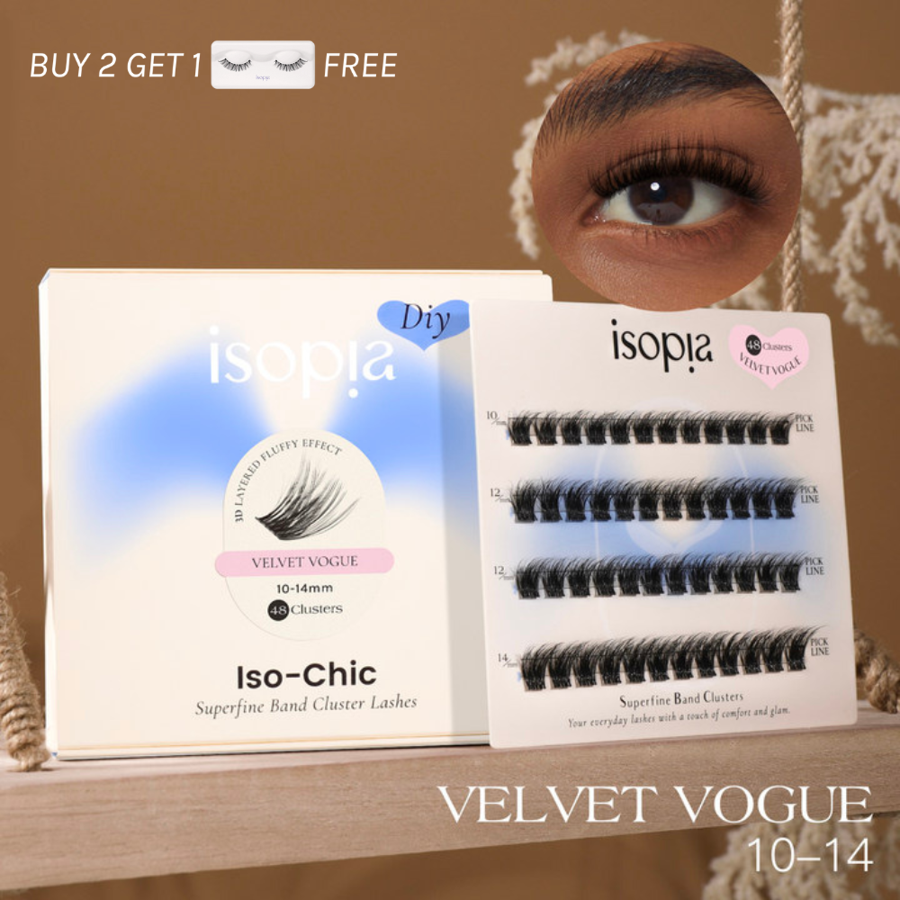 Iso-Chic DIY Cluster Lashes VELVET VOGUE 10-14mm