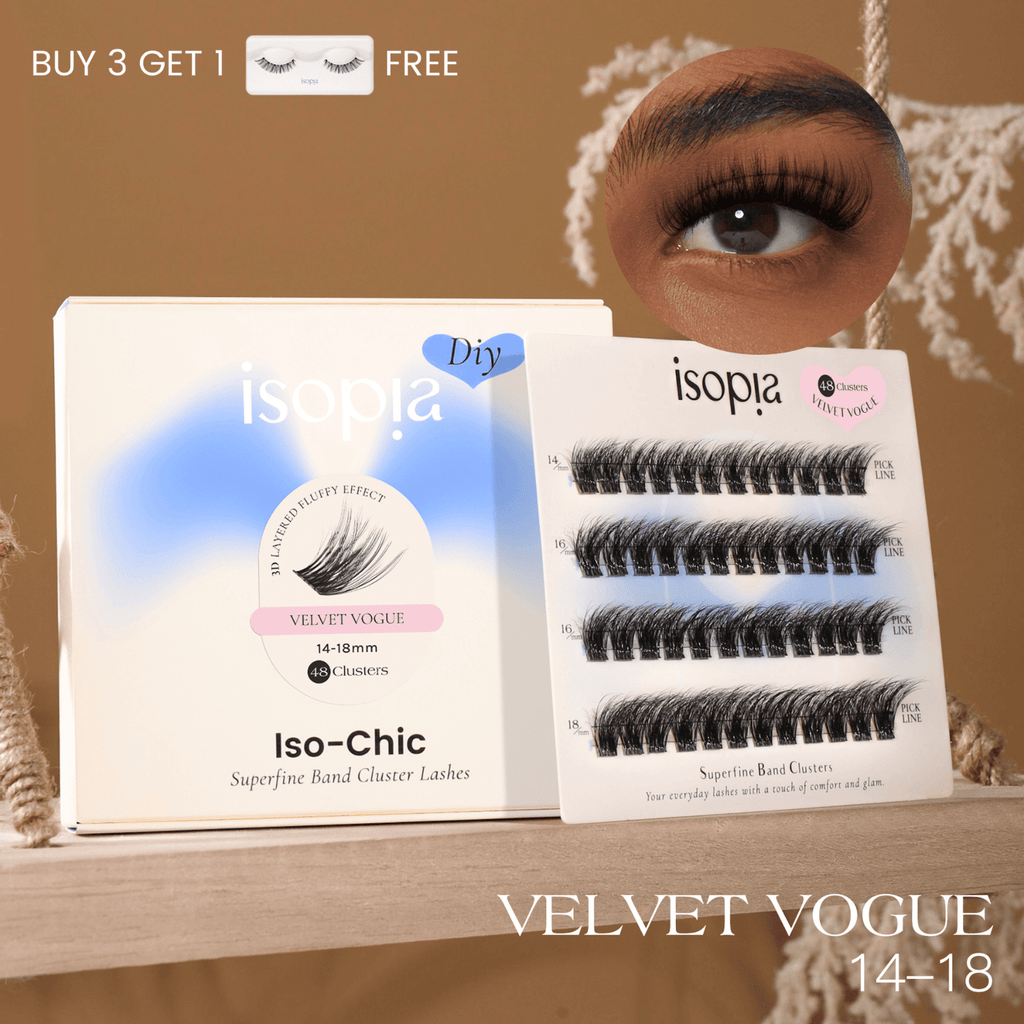 Iso-Chic DIY Cluster Lashes VELVET VOGUE 14-18mm