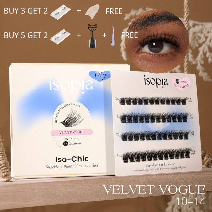 Iso-Chic DIY Cluster Lashes VELVET VOGUE 10-14mm