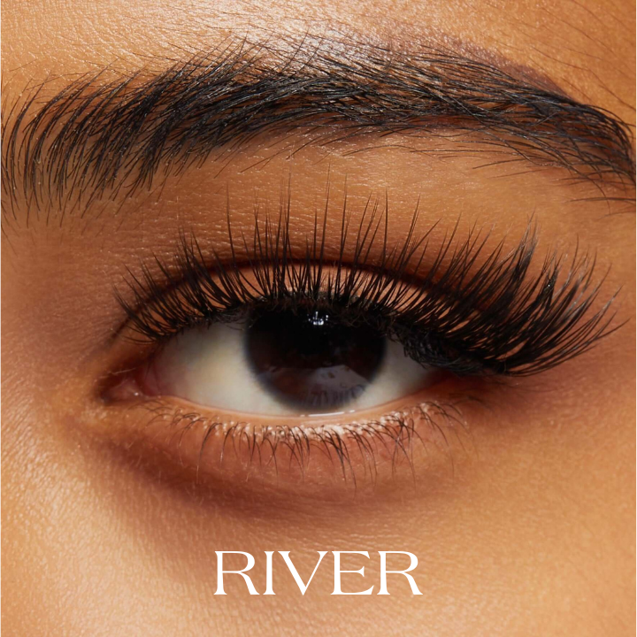 Iso-Tender Cat Eye Lashes RIVER - Split-tips Feathery Fibers