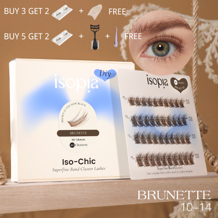 Iso-Chic DIY Cluster Lashes BRUNETTE 10-14mm