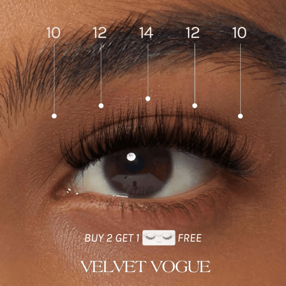 Fancy Volume Cluster Lashes | Isopia VELVET VOGUE Lashes